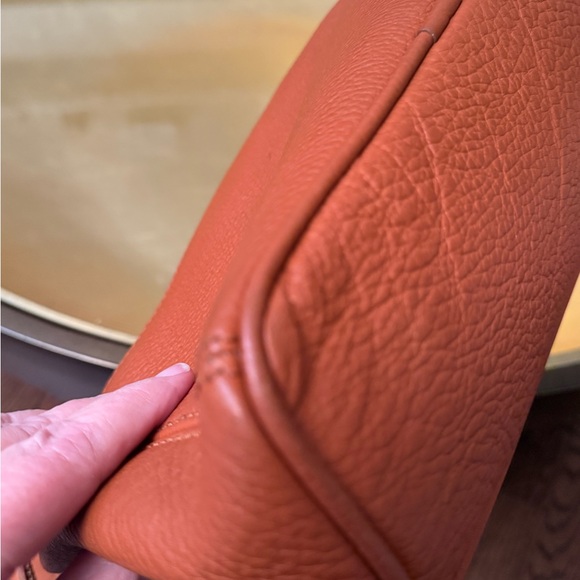 Vintage Coach Honey Caramel Browm Pebbled Leather Crossbody Bag - Picture 12 of 16